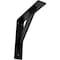 Ekena Millwork Traditional Steel Bracket, Powder Coated Black 2"W x 10"D x 10"H BKTM02X10X10TRPBL - alternate 1
